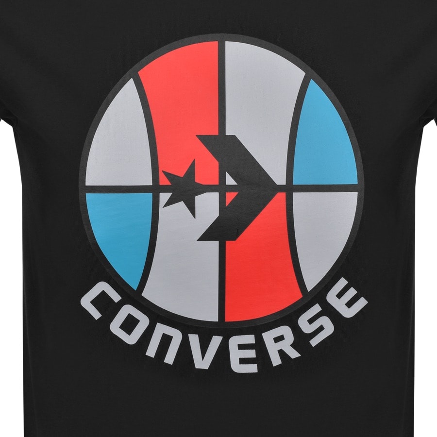 Alternative Image for ProductConverse Star Chevron Logo T Shirt Black3